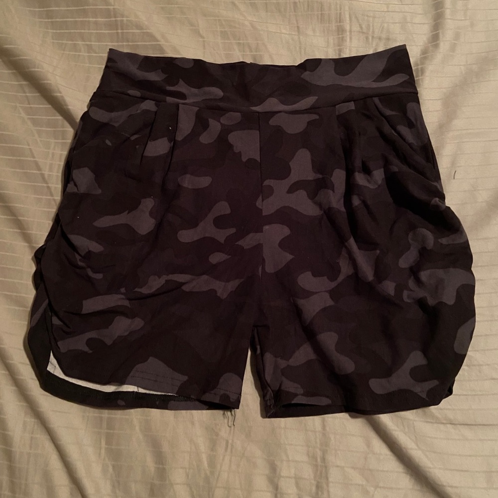 SOLD Black Camo Shorts